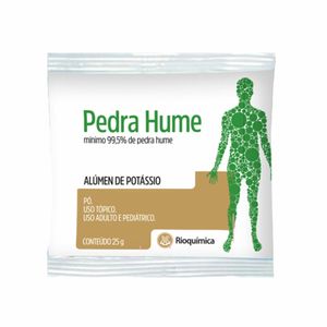 Pedra Hume Alúmen de Potássio Rioquímica 25g