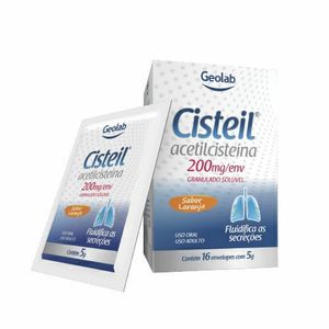 Cisteil 200mg/g 16 envelopes de 5g