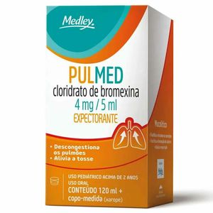 Pulmed Xarope Expectorante Pediátrico 4mg/5ml 120ml