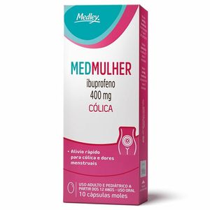 MedMulher Ibuprofeno 400mg 10 Cápsulas