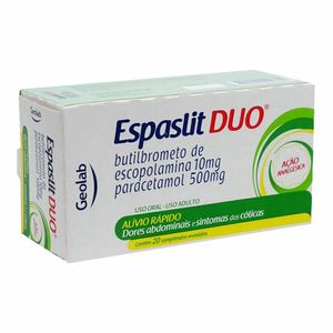 Espaslit Duo 500mg/10mg 20 Comprimidos
