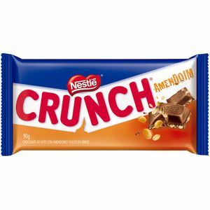 Crunch Barra de Chocolate ao Leite Amendoim Nestlé 90g