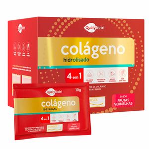Colágeno Hidro Verisol Frutas Verm Qualy Nutri 30 sachês