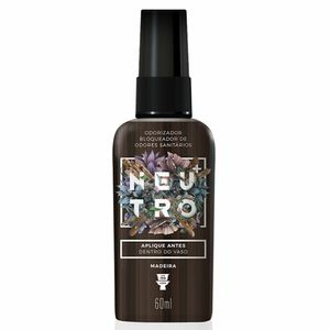 Odorizador Bloqueador Odores Sanitários Neutro+ Madeira 60ml