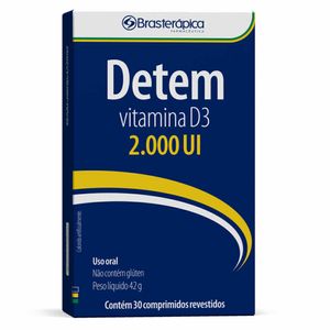 Detem (Vitamina D3 2.000UI) 30 Comprimidos