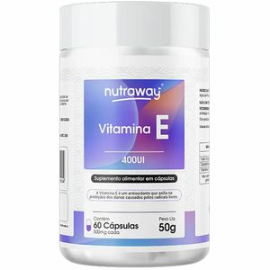 Vitamina E NutraWay 400UI 60 Cápsulas