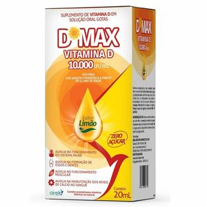 D-Max Limão 10.000UI Solução Oral 20ml