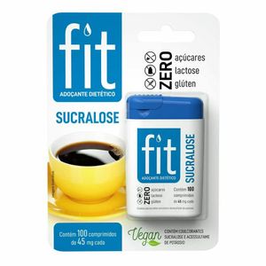 Adoçante Stevita Fit Sucralose 45mg 100 Comprimidos