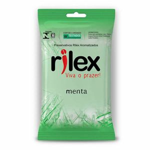 Preservativo Rilex Menta 3 Camisinhas