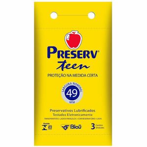 Preservativo Preserv Teen 3 Camisinhas