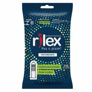 Preservativo Rilex Texturizado 3 Camisinhas