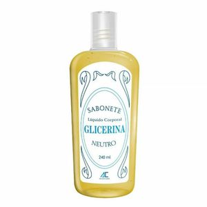 Sabonete Líq Corporal Glicerina Neutro Augusto Caldas 240ml