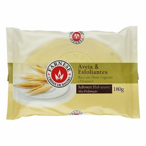 Farnese Aveia e Esfoliantes Sabonete Hidratante 180g