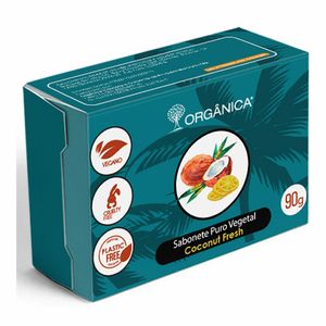 Orgânica Coconut e Lima Sabonete Vegetal 90g