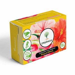 Orgânica Pitaya e Hibisco Sabonete Barra 90g