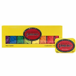 Kit 8x90g Phebo Amarelo Sabonete