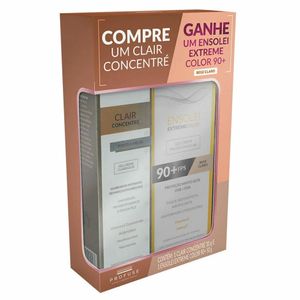 Kit Clair Concentré Clareador+Ensolei Ext Color Bege Cla FPS90+