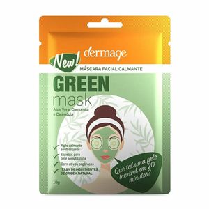 Máscara Facial Verde Green Mask Calmante Dermage 10g