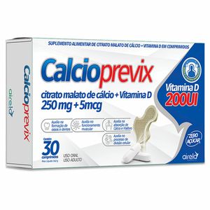 Calcioprevix Cálcio +Vitamina D 30 Comprimidos