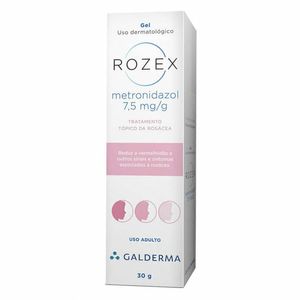 Gel Para Pele com Rosácea Galderma Rozex 7,5Mg/G com 30G