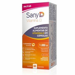 Sany D (Vitamina D3 1.000UI) 60 Cápsulas