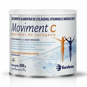 Moviment C Peptídeos de Colágeno Sem Sabor Lata 300g