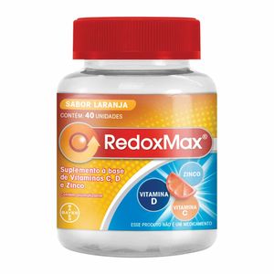 RedoxMax Sabor Laranja 40 Gomas Mastigáveis