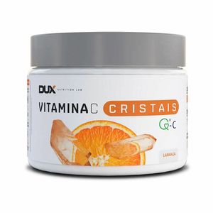 Vitamina C Cristais Dux Nutrition Laranja Pote 200g