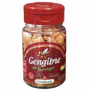 Bala de Gengibre da Natureza Cristalizado Canela 40g