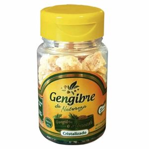 Bala de Gengibre da Natureza Cristalizado Com Abacaxi 40g