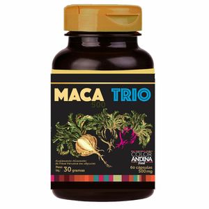 Maca Peruana Trio Color Andina 60 Cápsulas