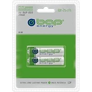 Pilha Bap Energy AA 2 Recarregável