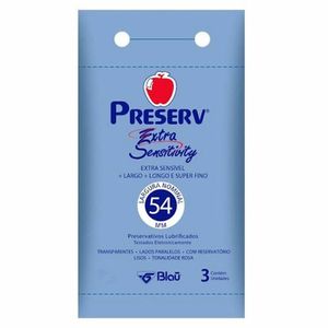 Preservativo Preserv Extra Sensitivity 3 Camisinhas