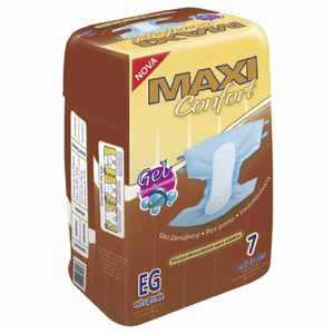 Fralda Geriátrica Maxiconfort Plus E/XG c/7 Unidades