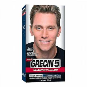 Grecin 5 Shampoo Color Castanho Claro 25