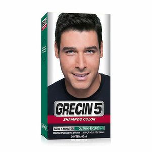 Grecin 5 Shampoo Color Castanho Escuro 45