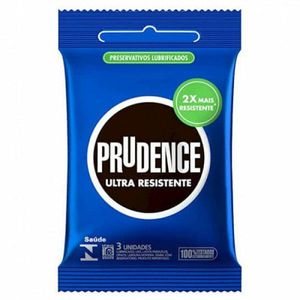 Preservativo Prudence Ultra Resistente com 3 unidades