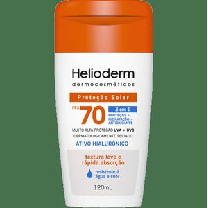 Protetor Solar Helioderm Corpo FPS70 120ml