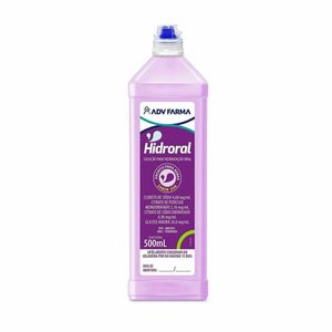 Soro de Reidratação Hidroral Sabor Uva 500ml