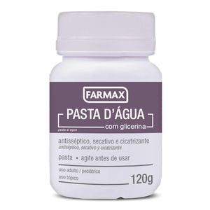 Pasta DÁgua Com Glicerina Farmax 120g