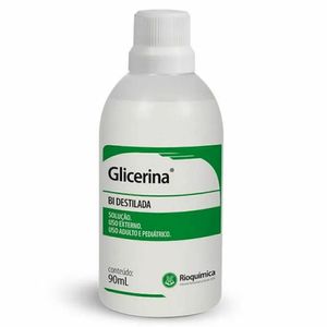 Glicerina Bi Destilada Solução para o Corpo 90ml Rioquímica