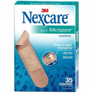 Curativos Micropore Nexcare 3M 35 unidades