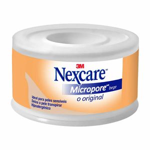 Esparadrapo Nexcare Micropore Bege 25mmx4,5m 1 Unidade