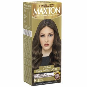Tinta de Cabelo Maxton - Louro Escuro 6.0 (Tintura em Creme)