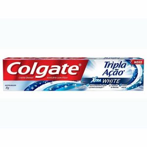 Creme Dental Colgate Tripla Ação Xtra White 70g