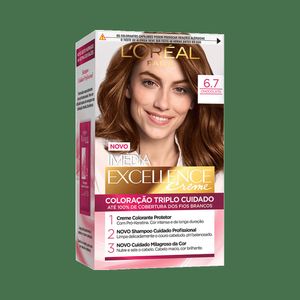 Tintura Permanente Imédia Excellence Chocolate Puro 6.7