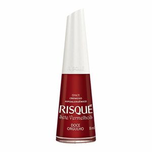 Esmalte Risque Sete Vermelhos Cremoso Doce Orgulho 8ml