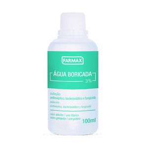 Água Boricada 3% Farmax 100Ml