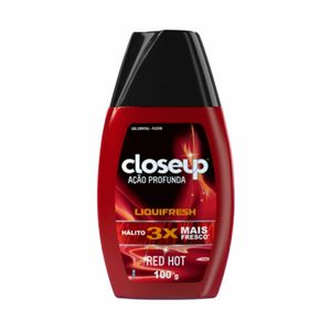 Creme Dental Close Up Liquifresh Red Hot 100G