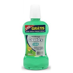 Enxaguante Bucal Dentics Mint Leve 500 Pague 350ml